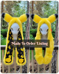 MADE TO ORDER - Pikachu Full Hood