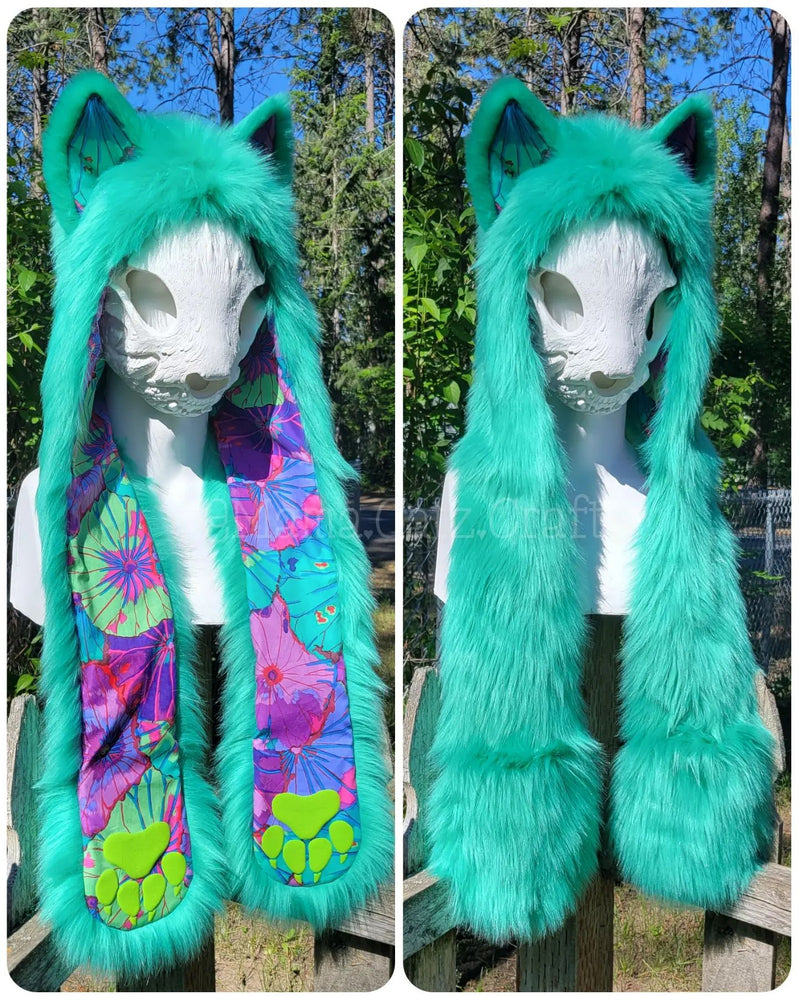 "Caribbean Lotus Fox" Full Hood, Available 6/24/22, 10am PST!