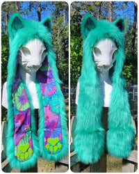 "Caribbean Lotus Fox" Full Hood, Available 6/24/22, 10am PST!