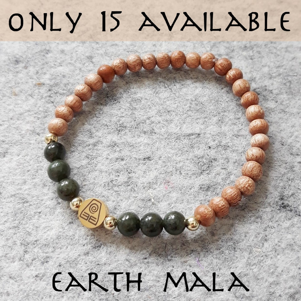 Earth Mala (Gold)