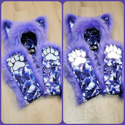 "Fractal Foxes" Full Hood, Available 4/25/22, 7pm PST!