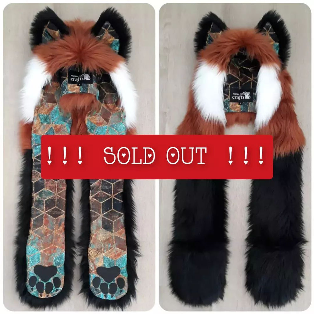 "Patina Geo Foxes" Full Hood! Available 1/29/22, 10am PST!