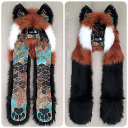 "Patina Geo Foxes" Full Hood! Available 1/29/22, 10am PST!