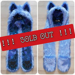 "Periwinkle Wolf" Full Hood! Available 1/11/22, 10am PST!