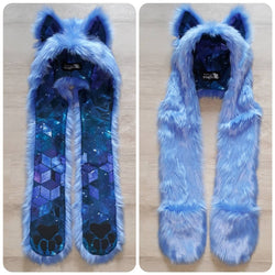 "Periwinkle Wolf" Full Hood! Available 1/11/22, 10am PST!