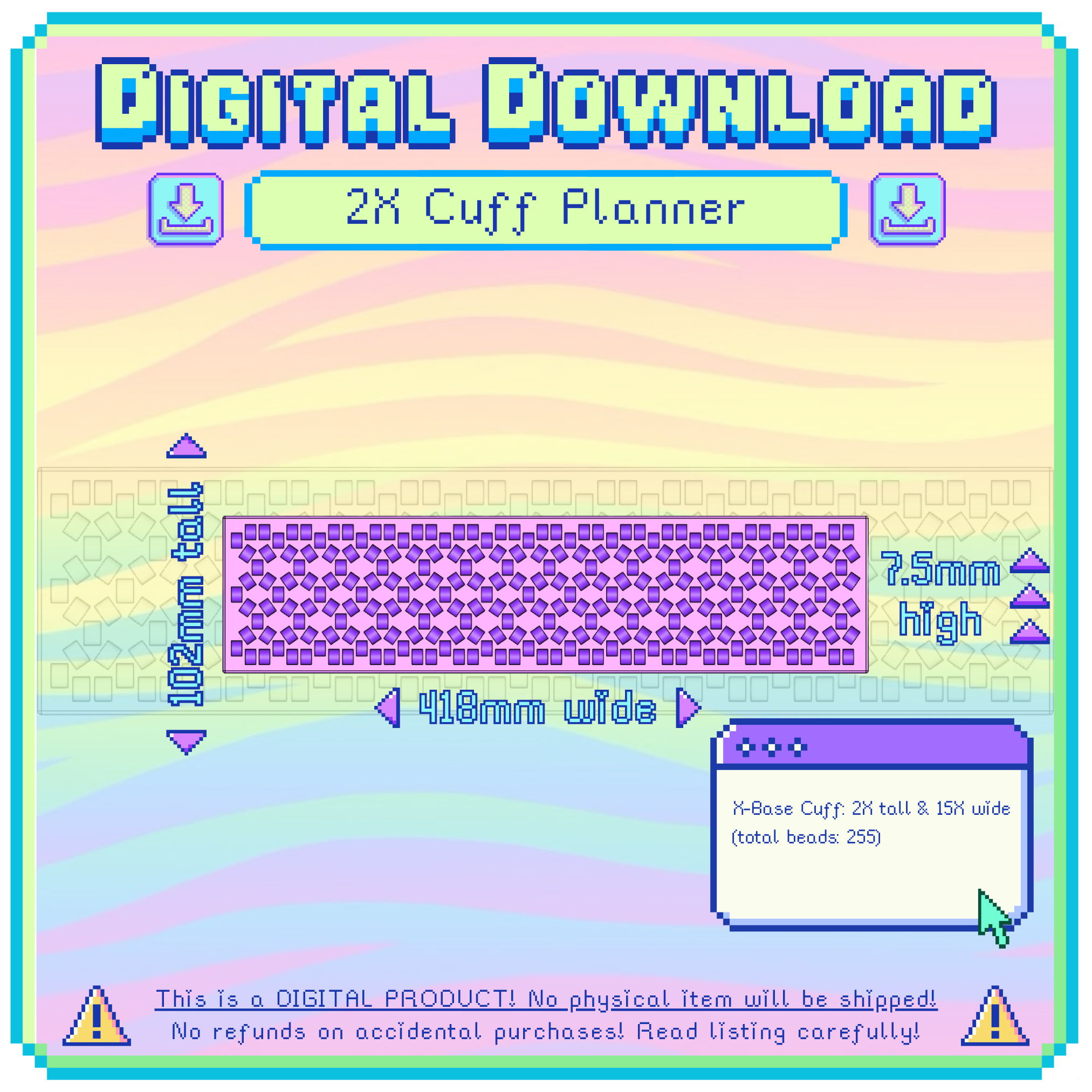 3D Model: 2X-Base Cuff (Digital Download)