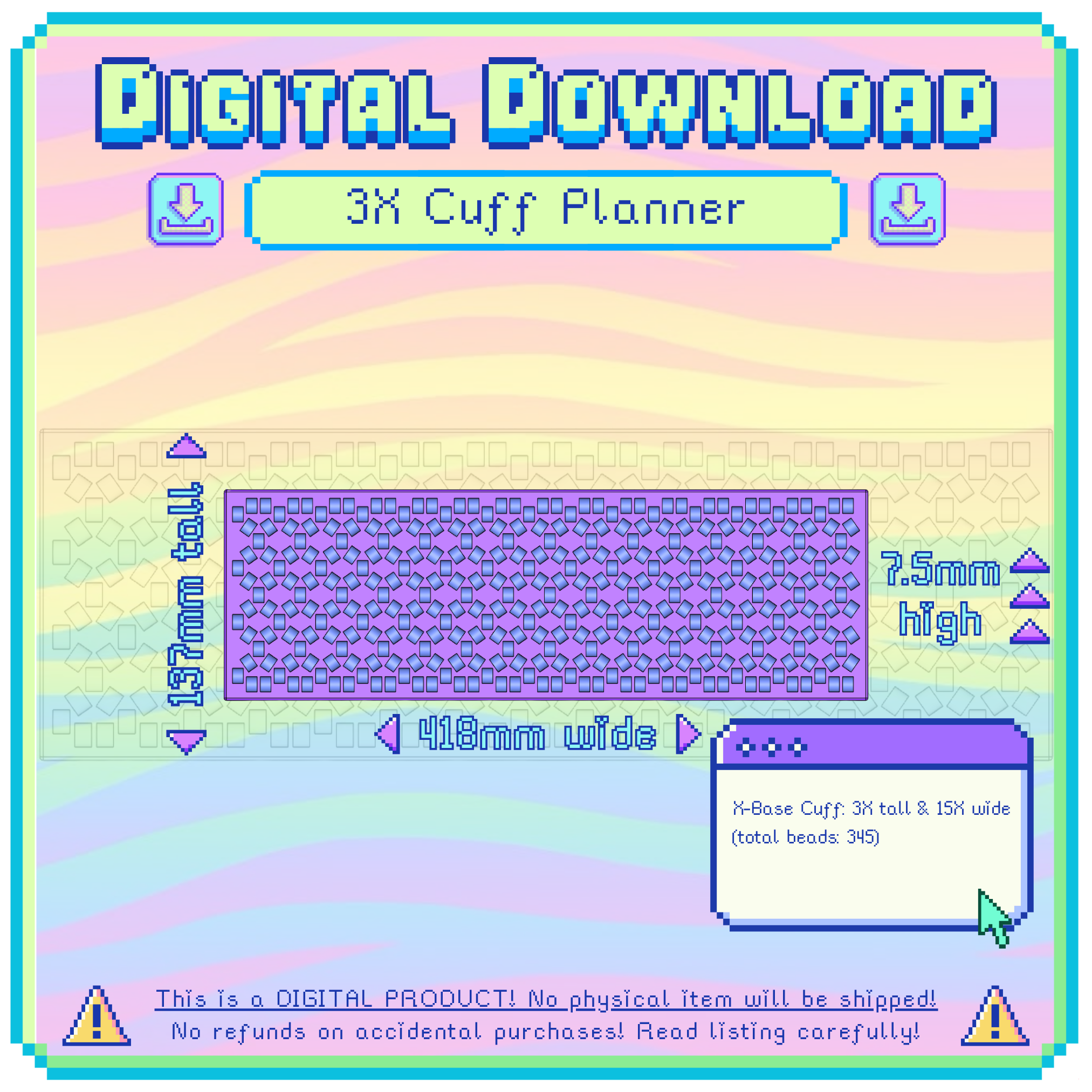 3D Model: 3X-Base Cuff (Digital Download)