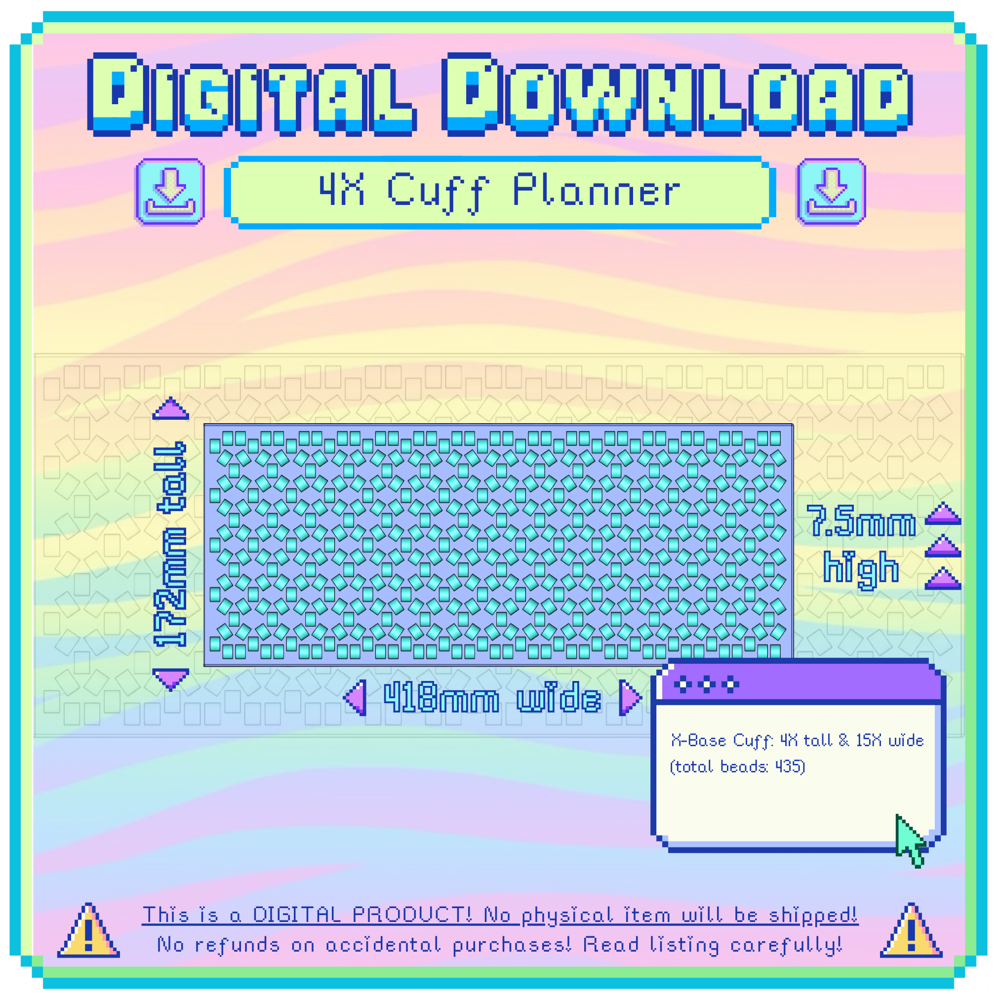 3D Model: 4X-Base Cuff (Digital Download)
