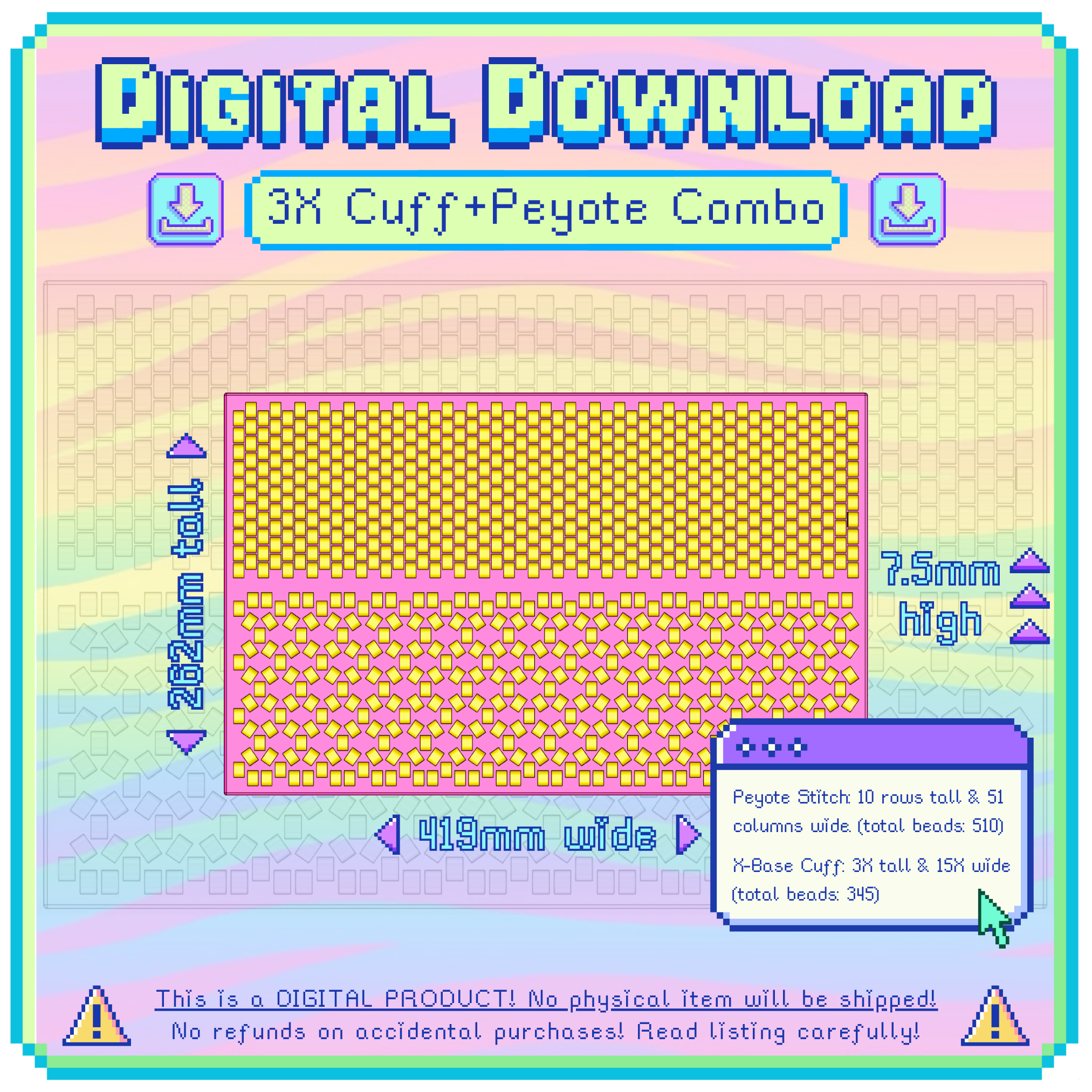 3D Model: 3X + Peyote Combo (Digital Download)
