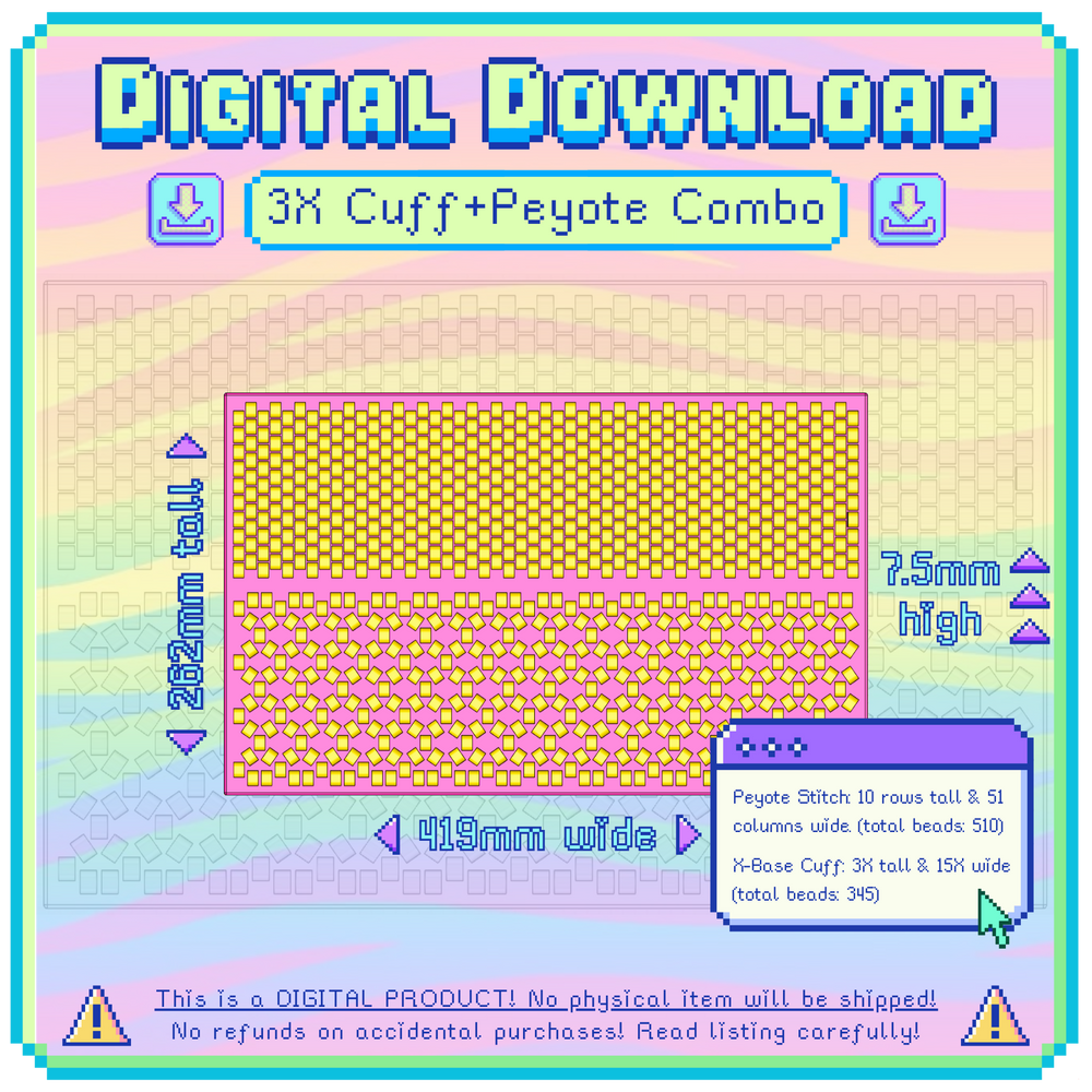 3D Model: 3X + Peyote Combo (Digital Download)