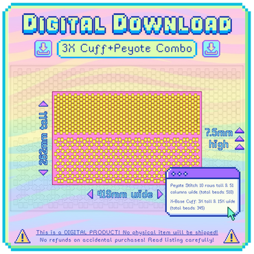 3D Model: 3X + Peyote Combo (Digital Download)