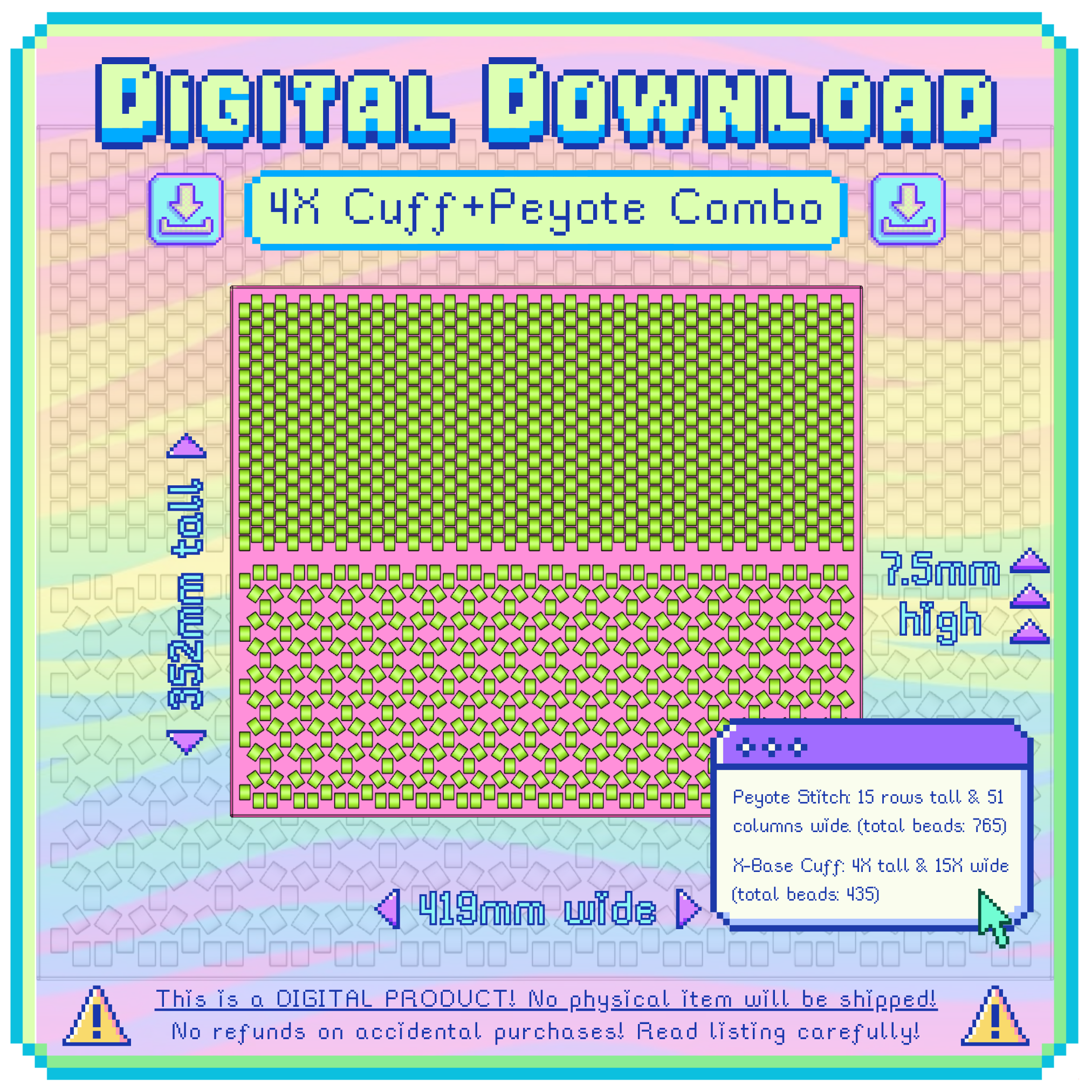 3D Model: 4X + Peyote Combo (Digital Download)