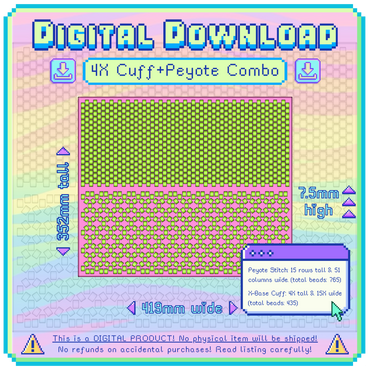 3D Model: 4X + Peyote Combo (Digital Download)