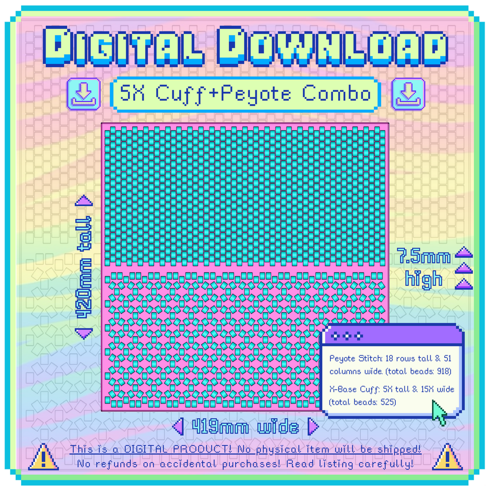 3D Model: 5X + Peyote Combo (Digital Download)