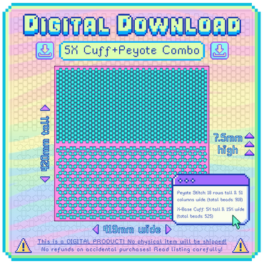 3D Model: 5X + Peyote Combo (Digital Download)