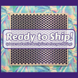 Kandi Planner Peyote Stitch | Pre-Made & Ready to Ship | Original Size | Colors: Dragon Scales/Glow-in-the-Dark