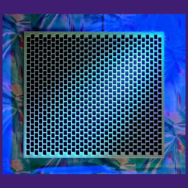 Kandi Planner Peyote Stitch | Pre-Made & Ready to Ship | Original Size | Colors: Dragon Scales/Glow-in-the-Dark