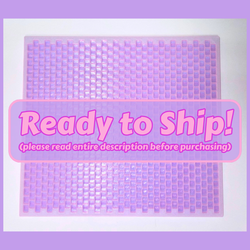 Kandi Planner Peyote Stitch | Pre-Made & Ready to Ship | Original Size | Color: Fairy Floss