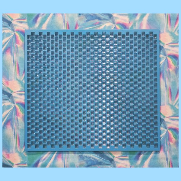 Kandi Planner Peyote Stitch | Pre-Made & Ready to Ship | Original Size | Colors: Glitter Blue/Pastel Blue