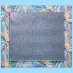 Kandi Planner Peyote Stitch | Pre-Made & Ready to Ship | Original Size | Colors: Glitter Blue/Pastel Blue