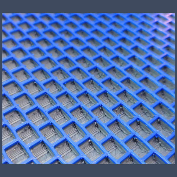 Kandi Planner Peyote Stitch | Pre-Made & Ready to Ship | Original Size | Colors: Silvery Grey/Royal Blue