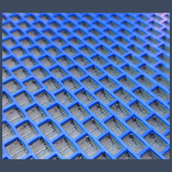 Kandi Planner Peyote Stitch | Pre-Made & Ready to Ship | Original Size | Colors: Silvery Grey/Royal Blue