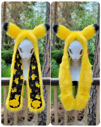 Pikachu Full Hood - SMALL