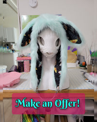 Make an Offer! Minty Moth Lop Halfie (Large)