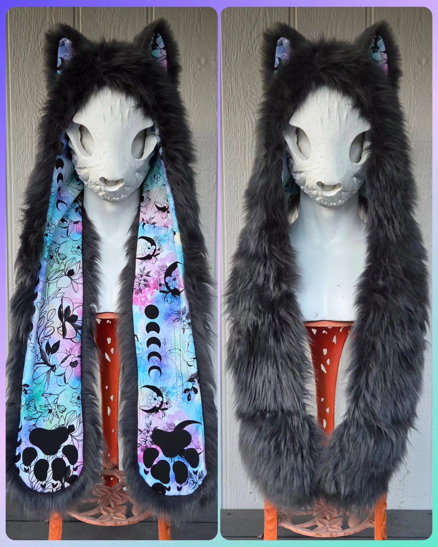 Moonphase Wolf (size: small)