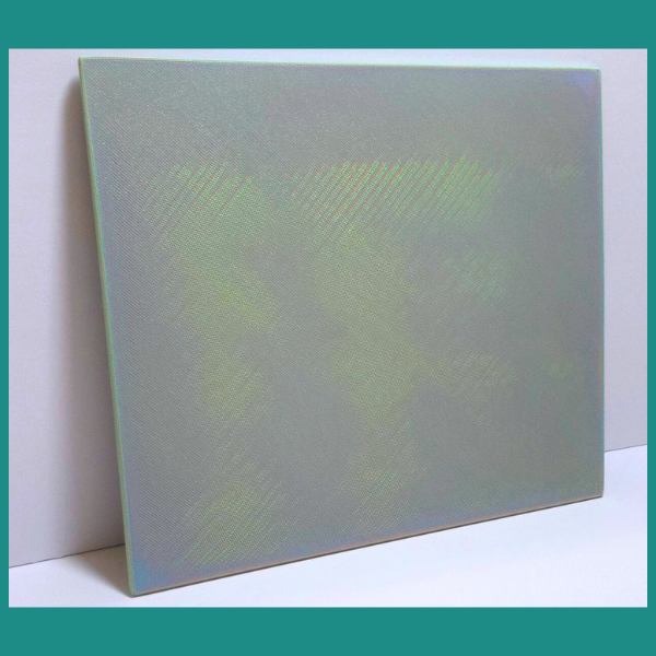 Kandi Planner Peyote Stitch | Pre-Made & Ready to Ship | Original Size | Color: Muddled Green Rainbow