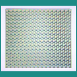 Kandi Planner Peyote Stitch | Pre-Made & Ready to Ship | Original Size | Color: Muddled Green Rainbow