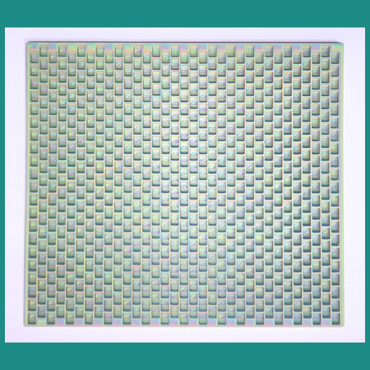 Kandi Planner Peyote Stitch | Pre-Made & Ready to Ship | Original Size | Color: Muddled Green Rainbow