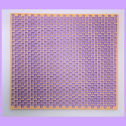 Kandi Planner Peyote Stitch | Pre-Made & Ready to Ship | Original Size | Colors: Light Purple/Pastel Peach