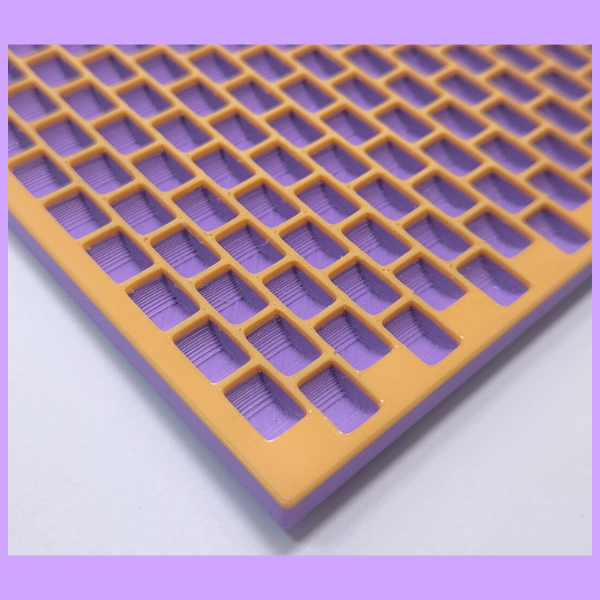 Kandi Planner Peyote Stitch | Pre-Made & Ready to Ship | Original Size | Colors: Light Purple/Pastel Peach