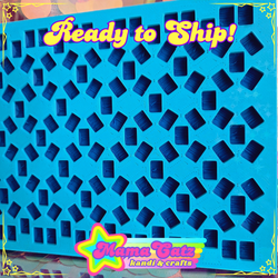 Ready to Ship! Holographic 3X-Base Stitch Kandi Planner (Light & Dark Blue)