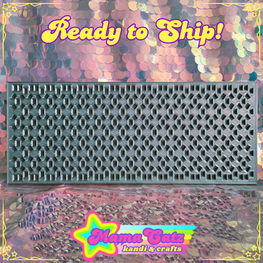 Ready to Ship! 4X-Base Stitch Kandi Planner (Silver & Grey)