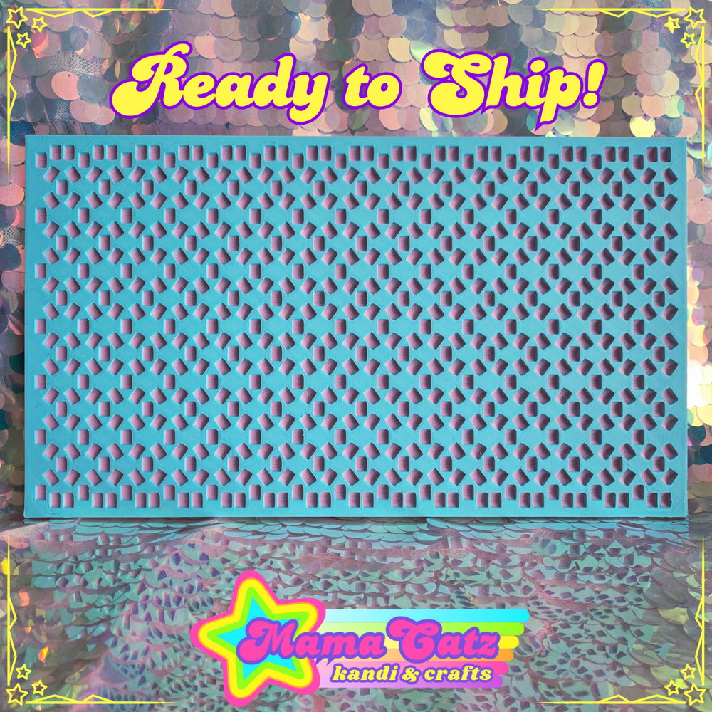 Ready to Ship! 6X-Base Stitch Kandi Planner (Pastel Pink & Blue)