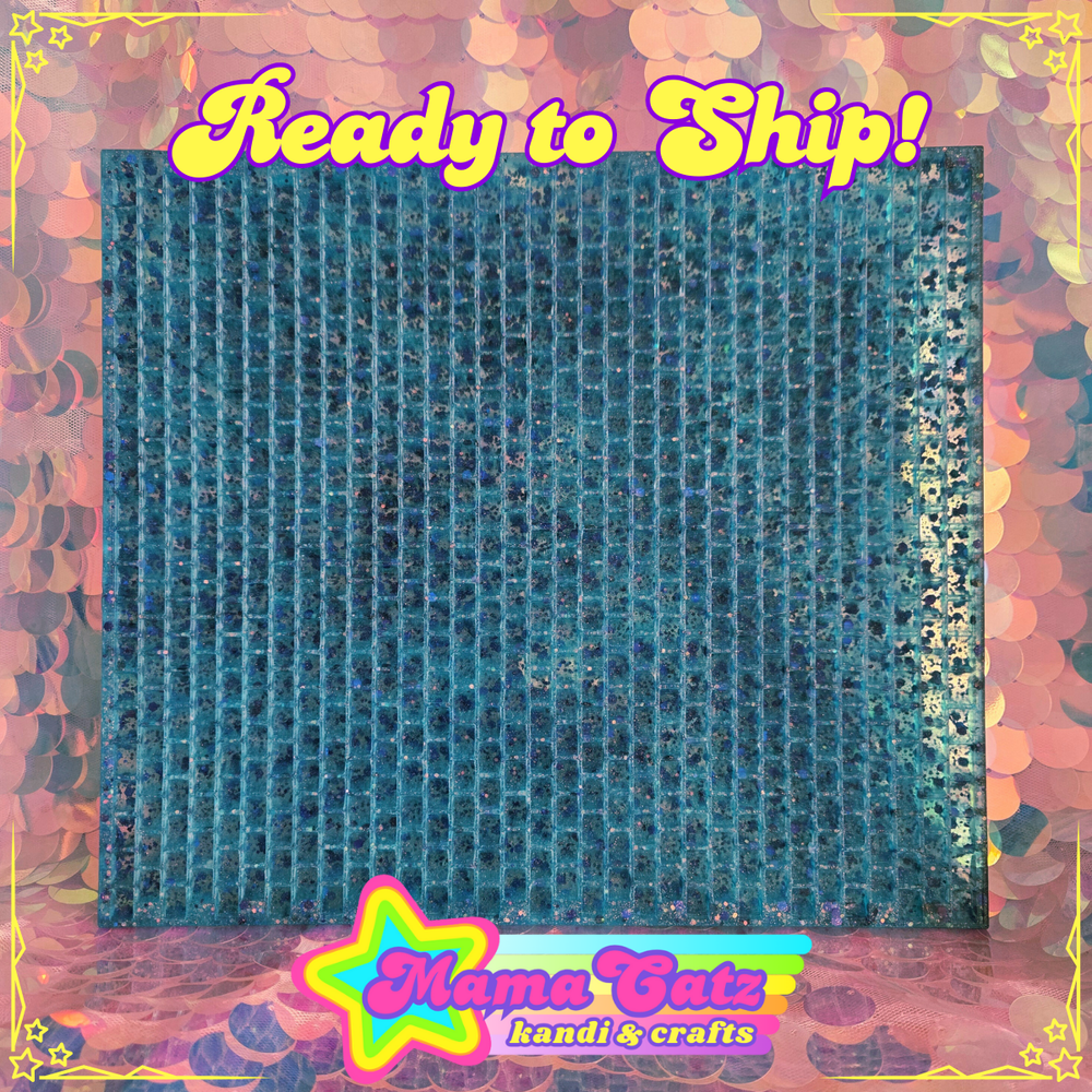 Ready to Ship! Peyote Stitch Kandi Planner (RESIN! Mermaid's Lagoon)