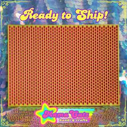Ready to Ship! Large Peyote Stitch Kandi Planner (Pink & Yellow)