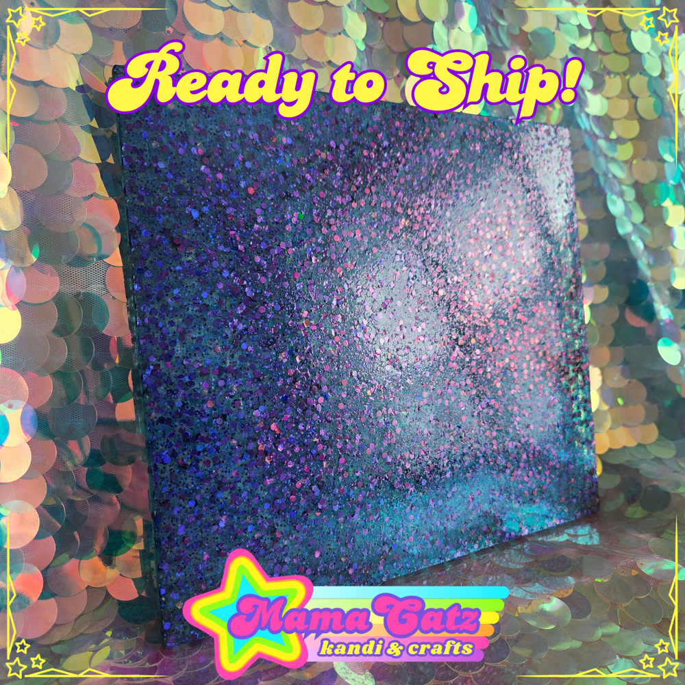 Ready to Ship! Peyote Stitch Kandi Planner (RESIN! Mermaid's Lagoon)