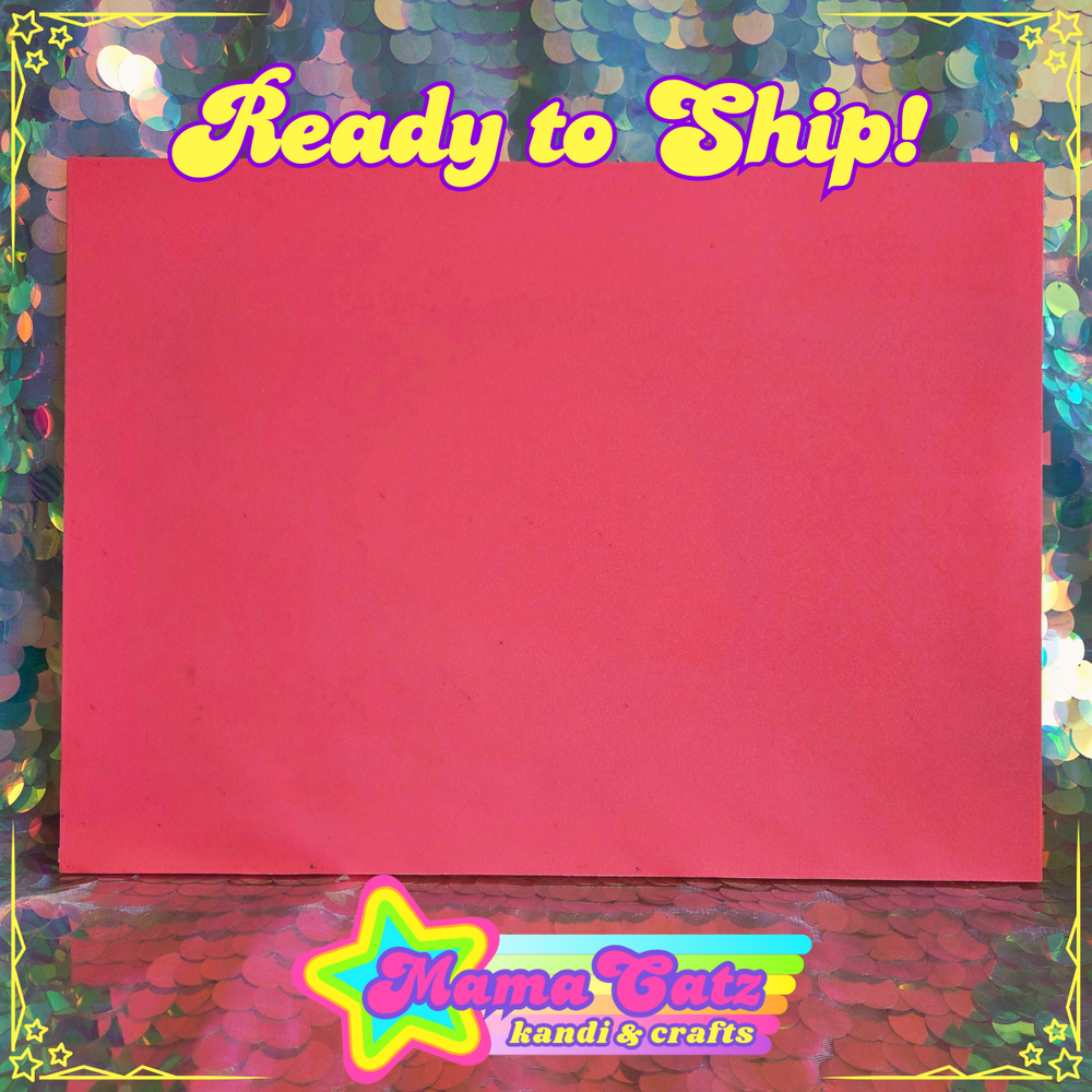 Ready to Ship! Large Peyote Stitch Kandi Planner (Pink & Yellow)