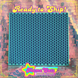 Ready to Ship! Peyote Stitch Kandi Planner (Purple & Teal)