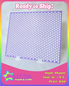 Light Purple and Bright White: Peyote Stitch Planner