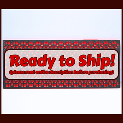 Kandi Planner X-Base Stitch | Pre-Made & Ready to Ship | 4X's Tall | Colors: Bright Red/Night Black