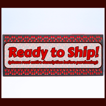 Kandi Planner X-Base Stitch | Pre-Made & Ready to Ship | 4X's Tall | Colors: Bright Red/Night Black