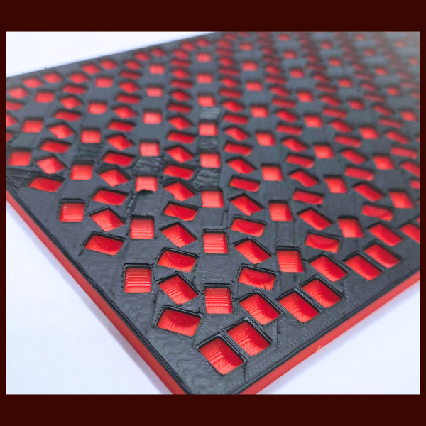 Kandi Planner X-Base Stitch | Pre-Made & Ready to Ship | 4X's Tall | Colors: Bright Red/Night Black