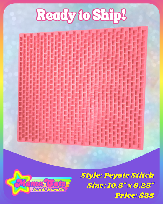 Peyote Stitch (Original Size) Hot Pink Solid