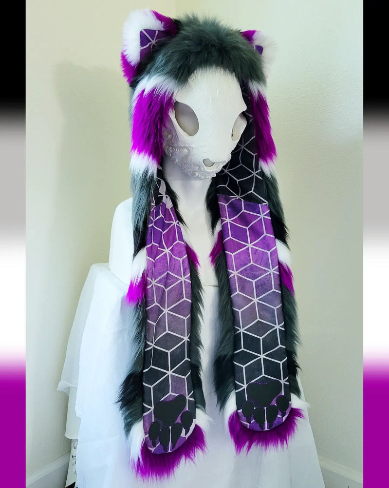 "Ace Kitty" Full Hood, Size SMALL