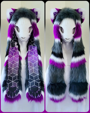 "Ace Kitty" Full Hood, Size SMALL