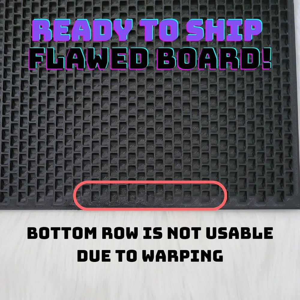 FLAWED ITEM - Ready to Ship! Bead Board (Night Black Solid)